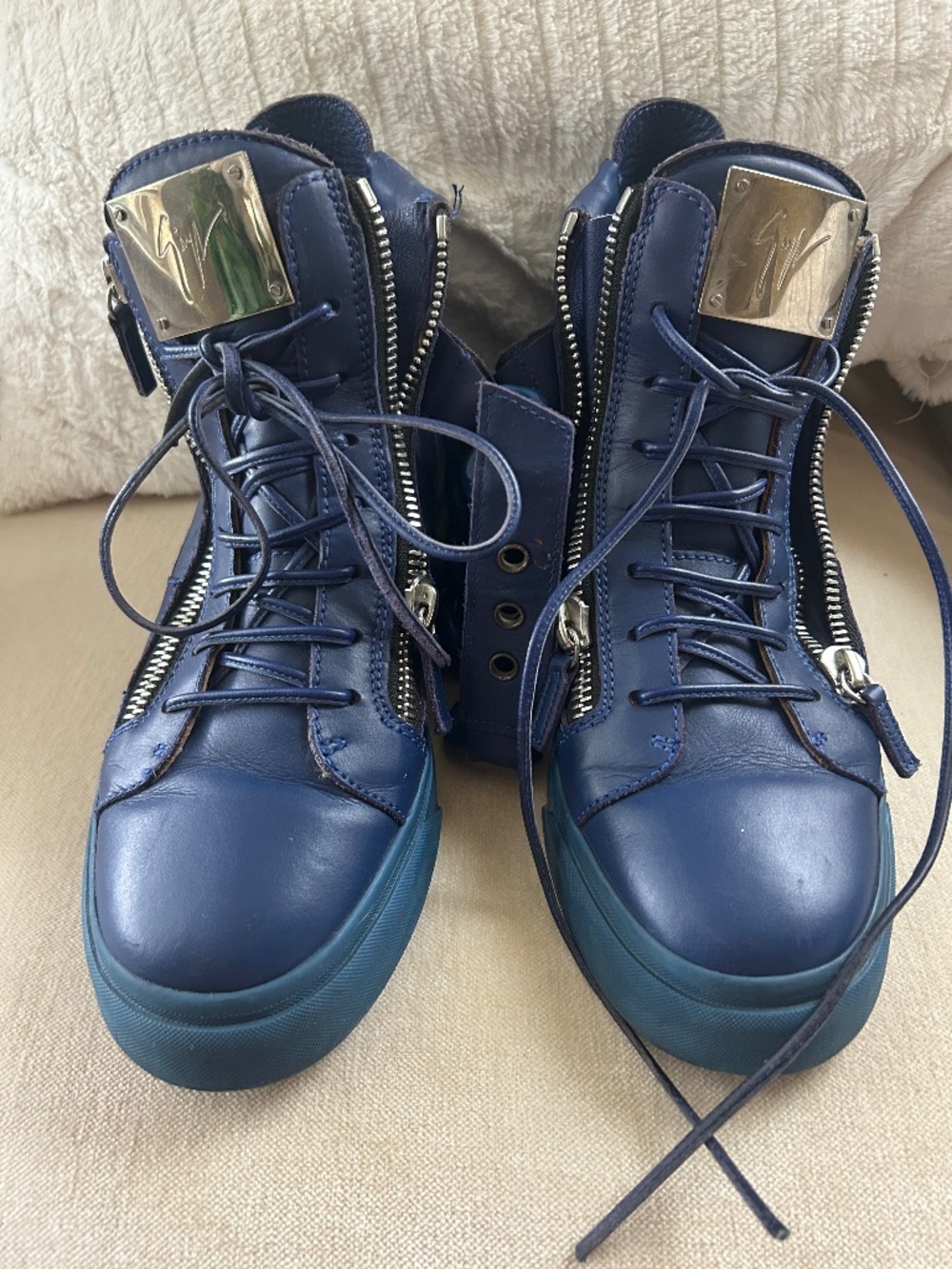 Giuseppe Zanetti Blue, Chained High Top’s